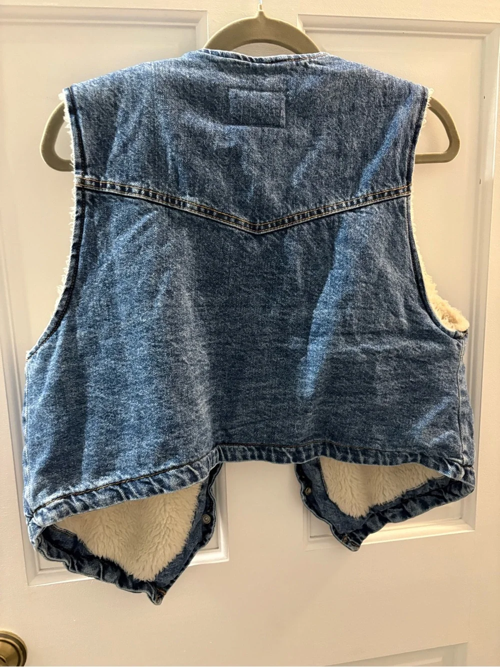 Free people Florence ranch denim vest
